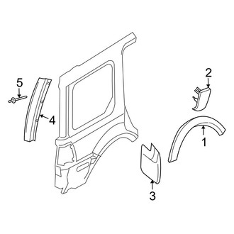 Ford OE - Quarter Panel - Exterior Trim