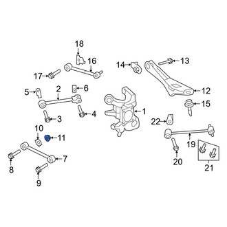Ford OE - Lower Suspension Control Arm Nut