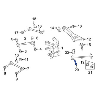 Ford OE - Front Upper Suspension Control Arm Bolt