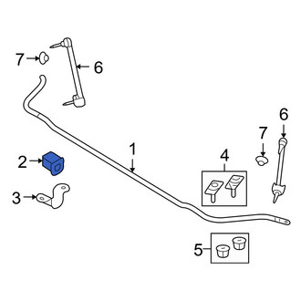Ford OE - Rear Suspension Stabilizer Bar Bushing