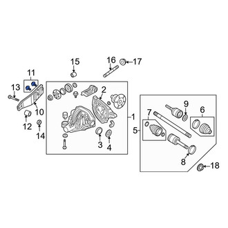 Ford OE - Differential Mount Bolt