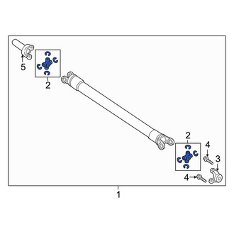 Ford OE - Rear Forward Universal Joint