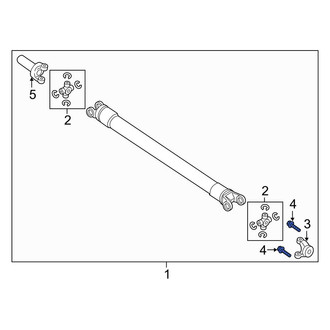 Ford OE - Rear Drive Shaft Flange Yoke Bolt