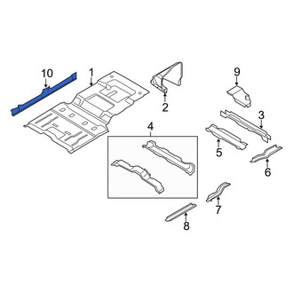 Ford OE - Right Inner Rocker Panel