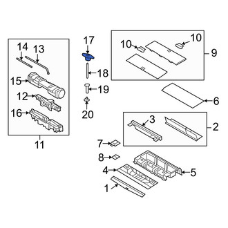 Ford OE - Spare Tire Nut
