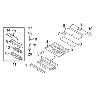 Ford OE - Rear Body & Floor - Interior Trim (EL Eddie Bauer / EL King Ranch / EL Limited / EL XLT)