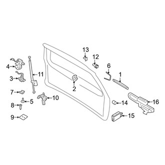 Ford OE - Lift Gate - Lock & Hardware