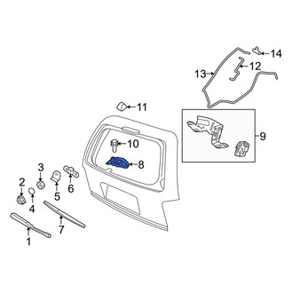 Ford OE - Rear Wiper Motor
