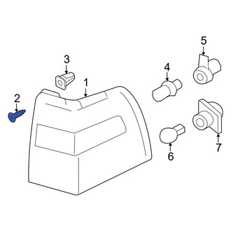 Ford OE - Stone Deflector Screw