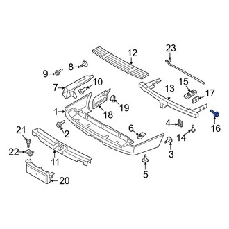 Ford OE - Bumper Impact Bar Bolt