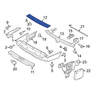 Ford OE - Rear Bumper Step Pad