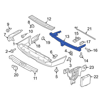 Ford OE - Rear Bumper Impact Bar