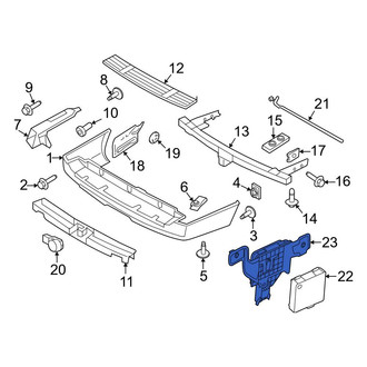 Ford OE - Rear Left Blind Spot Detection System Warning Sensor Bracket