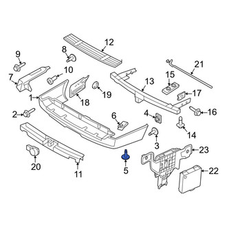 Ford OE - Bumper Cover Bolt
