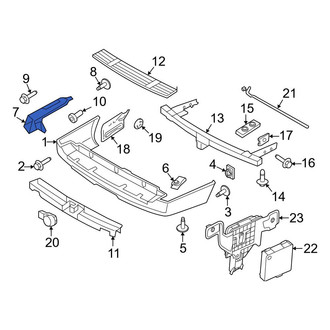 Ford OE - Rear Right Bumper Extension