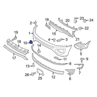 Ford OE - Bumper Impact Strip Clip