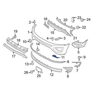 Ford OE - Front Right Bumper Cover Spacer Panel