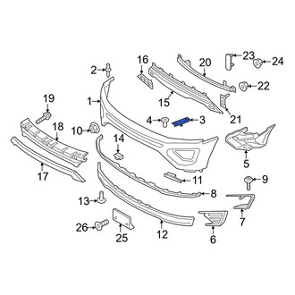 Ford OE - Right Bumper Cover Bracket
