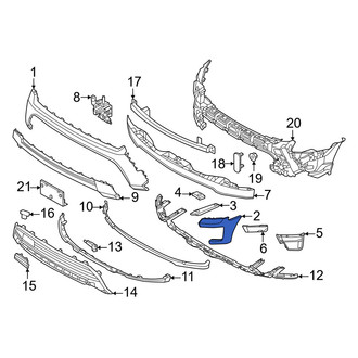 Ford OE - Front Left Bumper Corner Cover