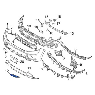 Ford OE - Front Left Jack Plug Cover