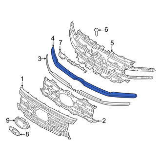Ford OE - Front Upper Grille Molding