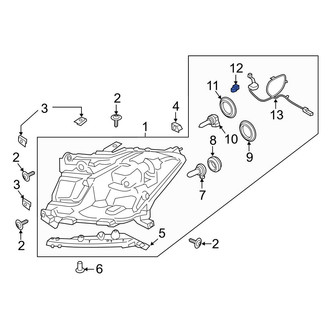 Ford OE - Front Side Marker Light Bulb