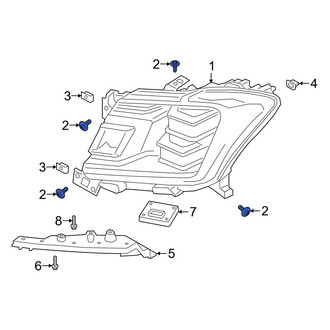 Ford OE - Front Window Channel Screw