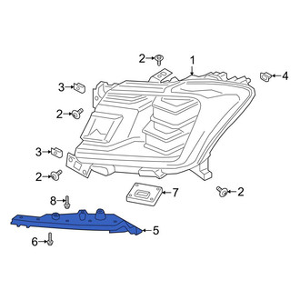 Ford OE - Left Headlight Bracket