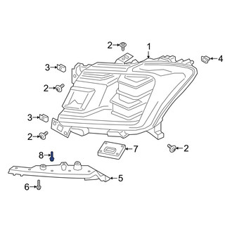 Ford OE - High Intensity Discharge (HID) Lighting Ballast Screw