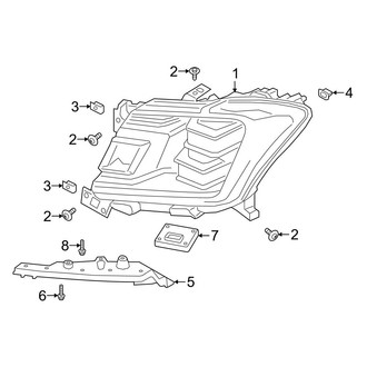 Ford OE - Front Lamps - Headlamp Components (LED), (Max Platinum / Max SSV / Platinum / SSV)