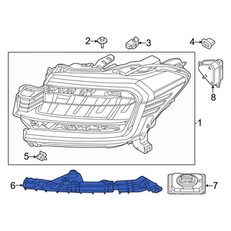 Ford OE - Left Headlight Bracket