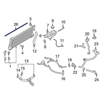 Ford OE - Radiator Air Seal