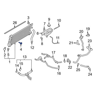 Ford OE - Radiator Mount Bolt