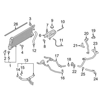 Ford OE - Cooling - Radiator & Components