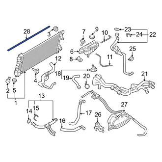 Ford OE - Radiator Air Seal