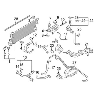 Ford OE - Cooling - Radiator & Components