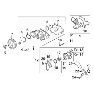 Ford OE - Cooling - Water Pump