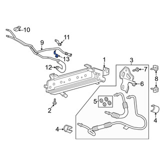 Ford OE - Transmission Oil Cooler Line Bracket