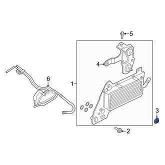 Ford OE - Automatic Transmission Oil Cooler Nut