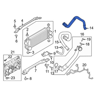Ford OE - Upper Intercooler Pipe
