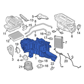 Ford OE - HVAC Unit Case