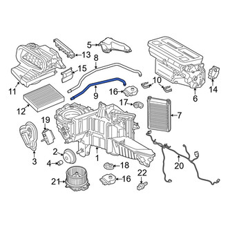 Ford OE - HVAC Heater Hose