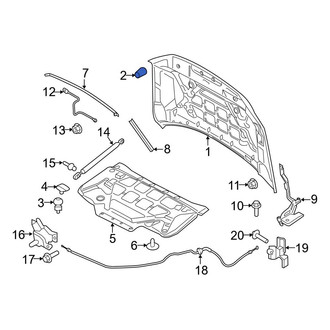 Ford OE - Front Hood Stop Buffer