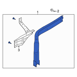 Ford OE - Front Right Fender Reinforcement Bar