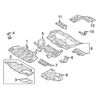 Ford OE - Frame - Under Cover & Splash Shields