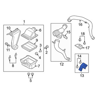 Ford OE - Engine Air Intake Hose Bracket