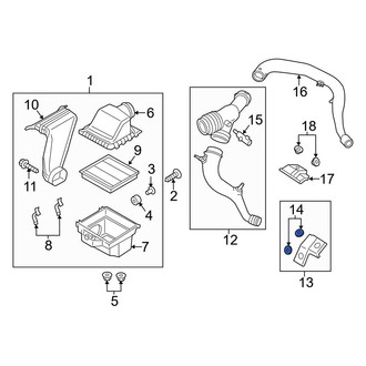 Ford OE - Air Filter Housing Insulator