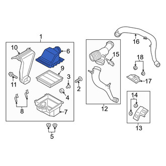 Ford OE - Upper Air Cleaner Cover