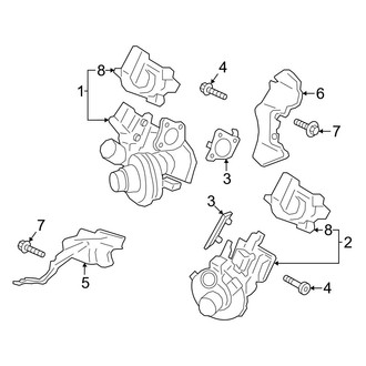 Ford OE - Engine - Turbocharger & Components