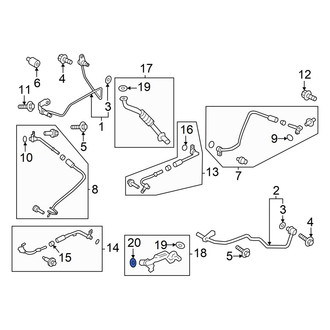 Ford OE - Outer Turbocharger Oil Line O-Ring